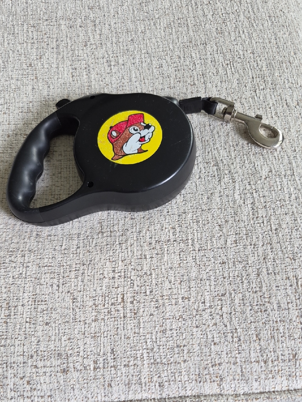 Buc-ee's Black Retractable Dog Leash Pet